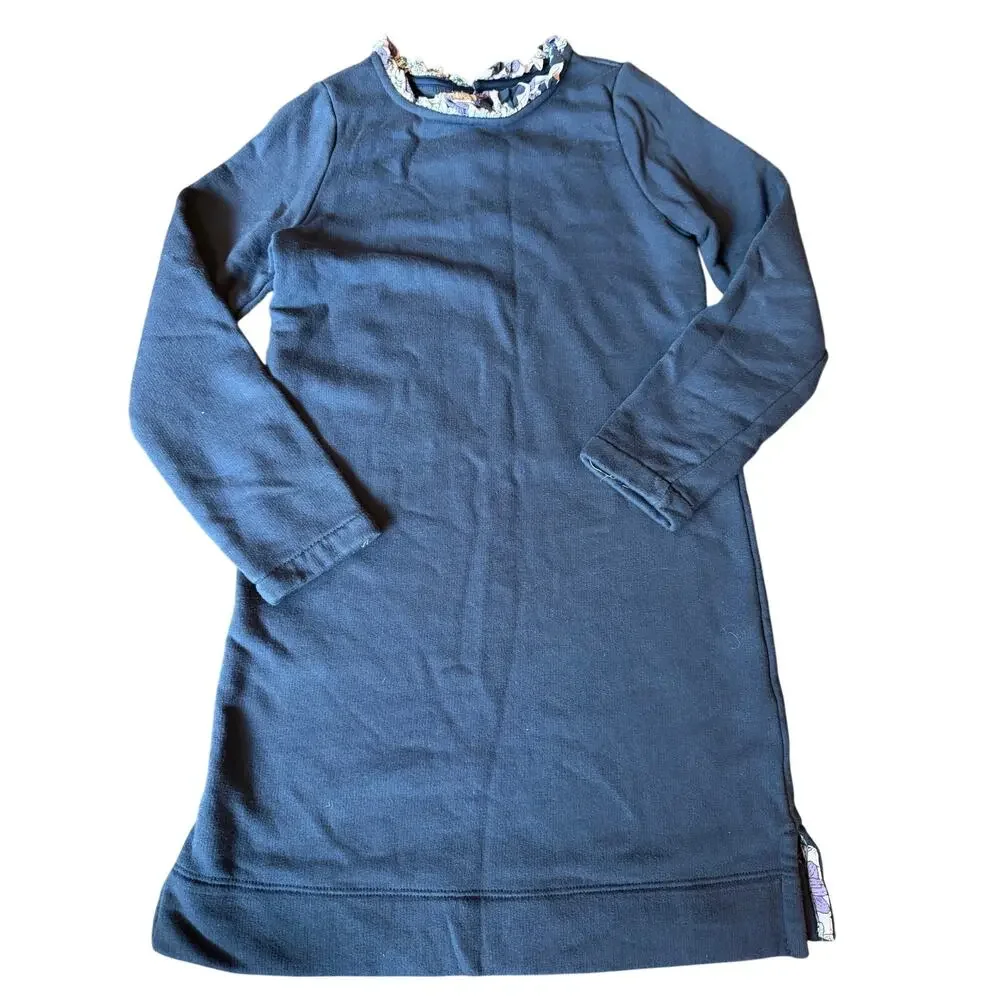 Vineyard Vines girls sweater dress ruffle collar small 7-8